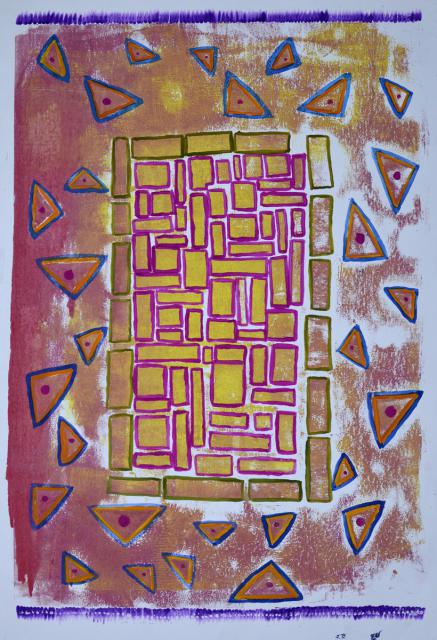 Maquetten für  Bauhausteppich