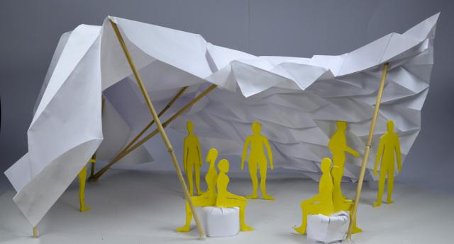 Papier in der Architektur