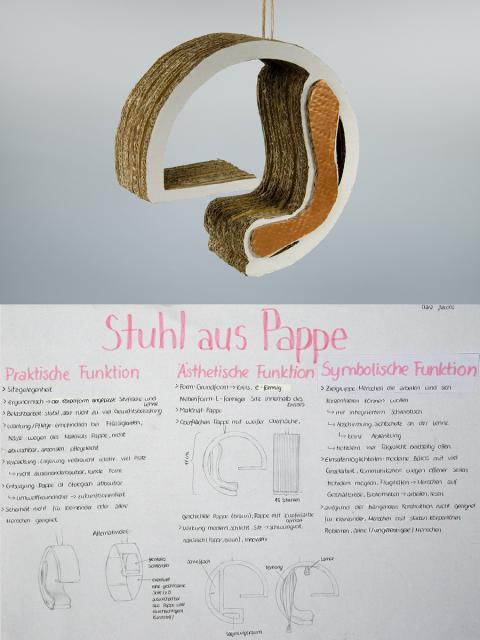 Design einer Sitzgelegenheit