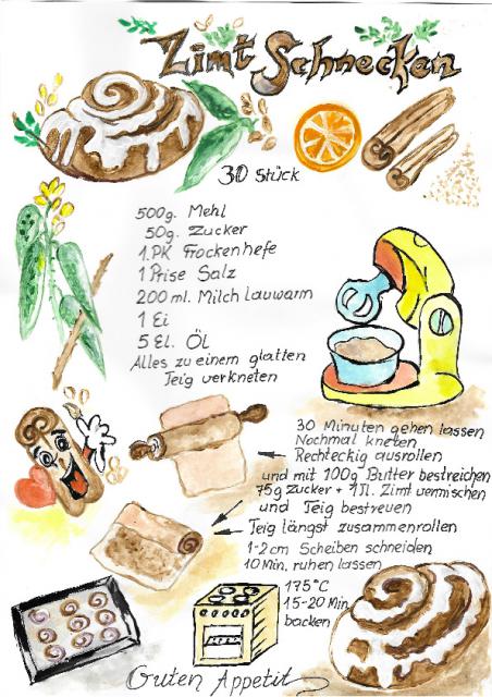 Rezept für unser Klassenkochbuch