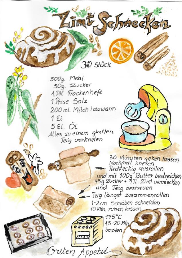 Rezept für unser Klassenkochbuch