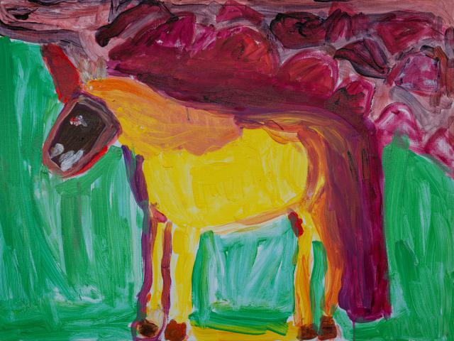 Mein farbenfrohes Pferd