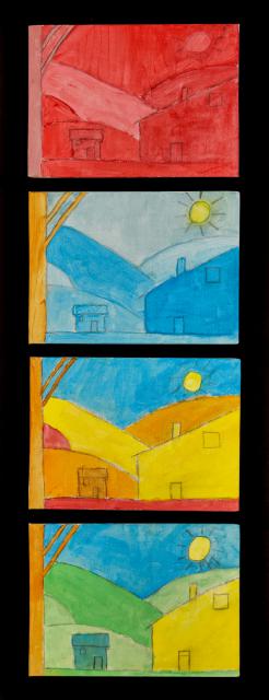 Dorfansicht nach Jakob Bräckle