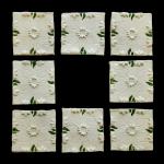 Fliesen mit floralem Motiv