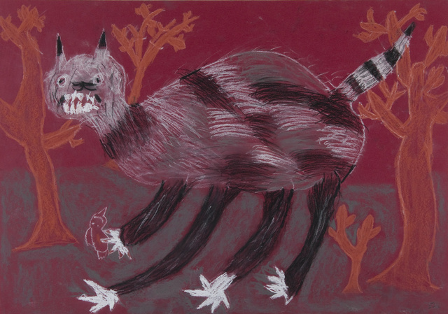 Tier: Katze auf der Pirsch