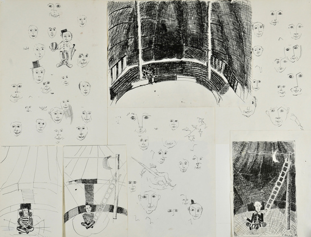 Personenstudien im Zirkus