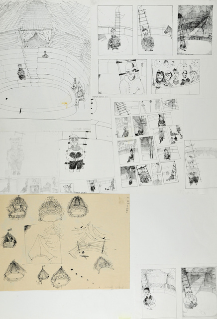 Personenstudien im Zirkus