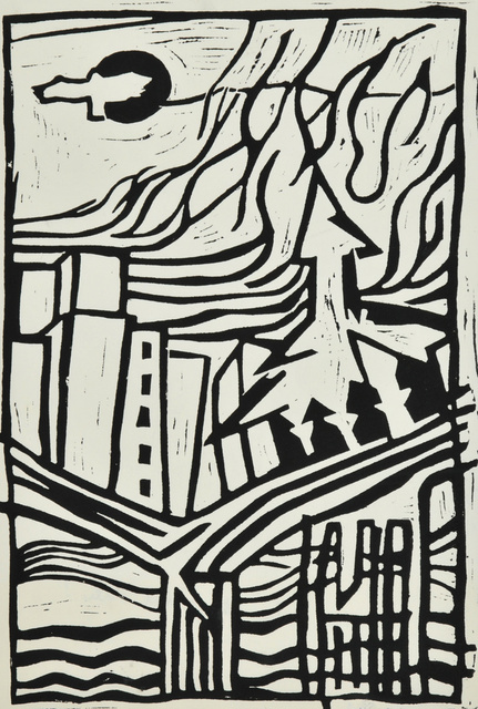 Landschaft mit Adler