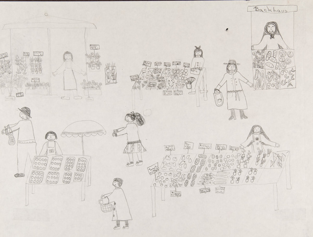 Personen: Wochenmarkt