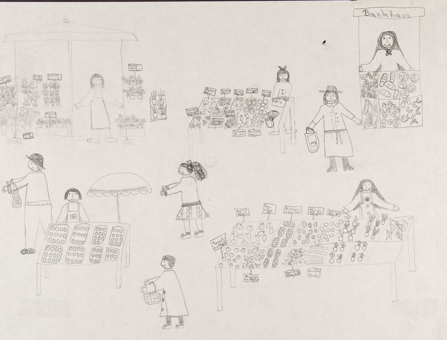 Personen: Wochenmarkt