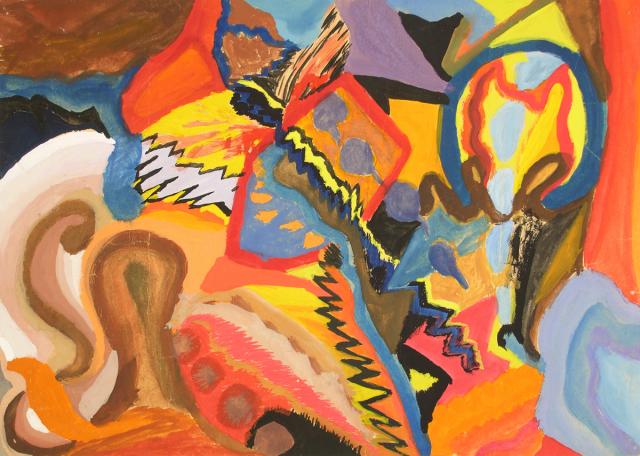 Interaktion von Form und Farbe