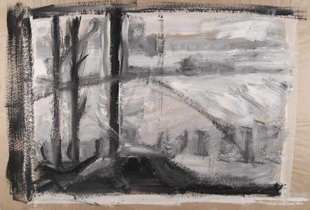 Landschaft in der Dunkelheit