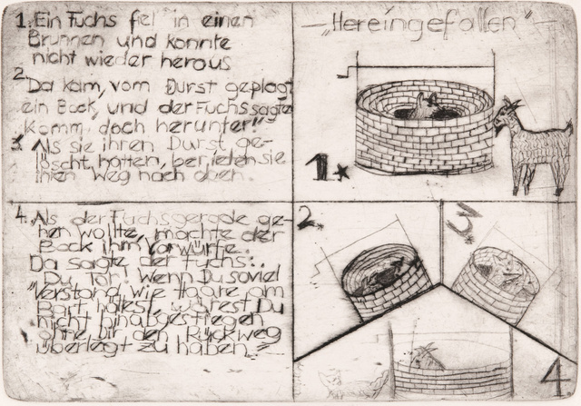 Textillustration - Äsop