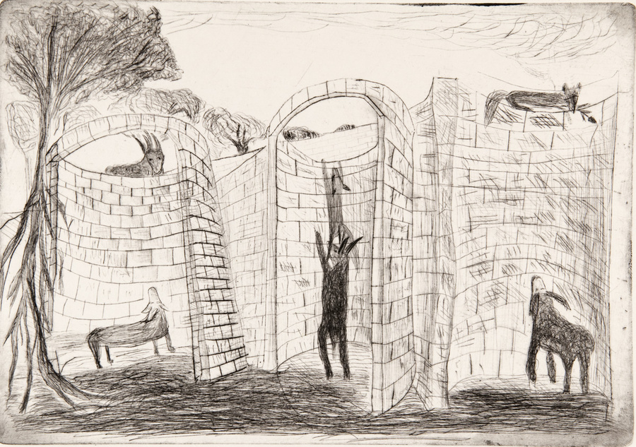 Textillustration - Äsop