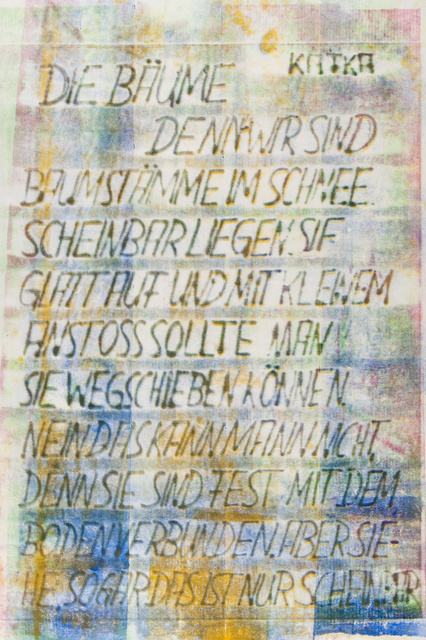 Buchstabenbild: Gedicht