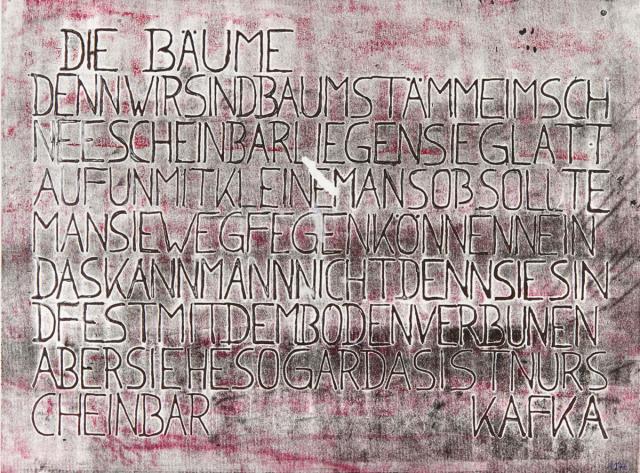 Buchstabenbild: Gedicht