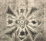 Kartondruck - Geometrische Formen