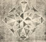 Kartondruck - Geometrische Formen