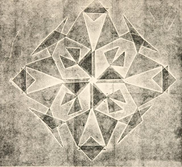 Kartondruck - Geometrische Formen