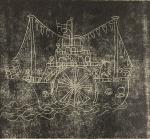 Kartondruck - Schiff