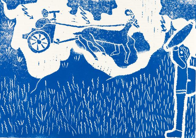 Thor kämpft gegen den Riesen