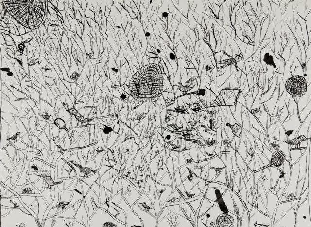 Was ist denn in der Hecke los?