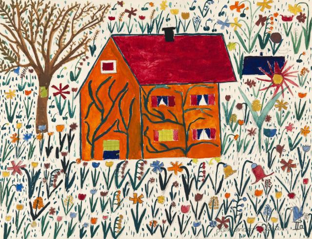 Haus im Blumengarten