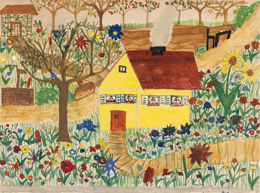 Haus im Blumengarten