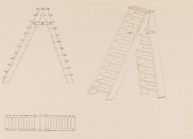 Parallelperspektive: Bockleiter