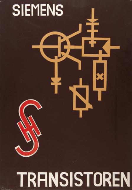 Firmenplakat: Siemens Transistoren